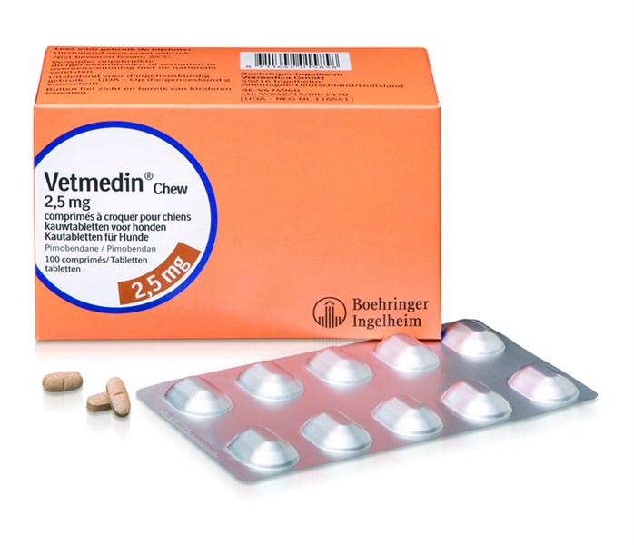 Vetmedin 2.5mg (délai livraison 48h)