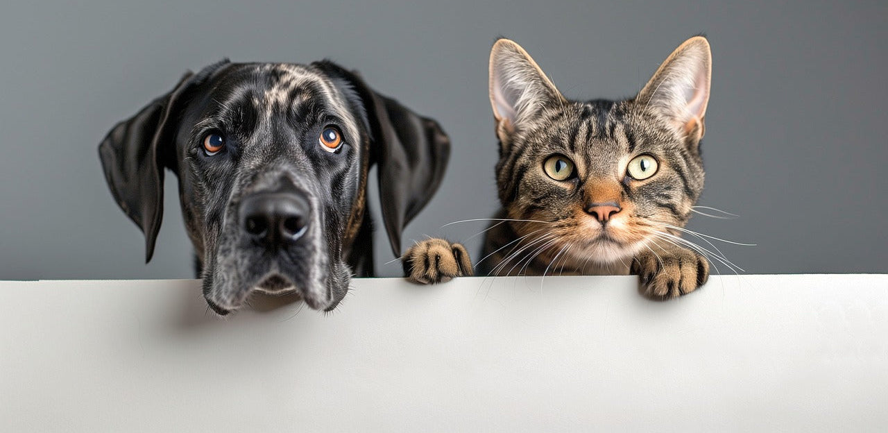 chien et chat mignons