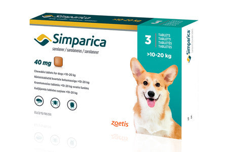 Simparica 10-20 kg 3 cp